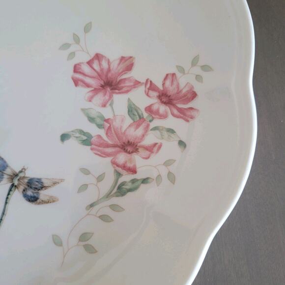 Lenox Butterfly Meadow Orange Sulphur Dinner Plate 11" - Picture 4 of 7